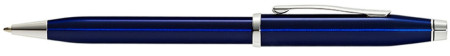 Cross Century II Ballpoint Pen - Blue Lacquer Chrome Trim