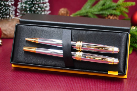 Cross Bailey Ballpoint Pen & Fountain Pen Gift Set - Medalist