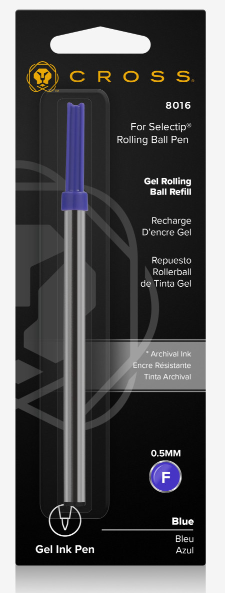 Cross Gel Rollerball Refill -  Fine - Blue - 0.5mm