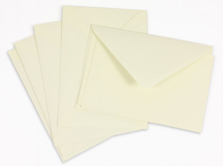 5 Enveloppes noir C6 – Seven Paper