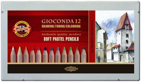 Koh-I-Noor : Gioconda 8829 : Soft Artist Pastel Pencils : Set Of 48