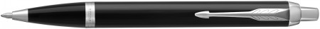 Parker IM Ballpoint Pen - Gloss Black Chrome Trim