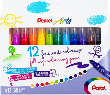 20 colors Set Staedtler Noris Felt Tip Marker Coloring Pen 1.0 mm 326 WP20