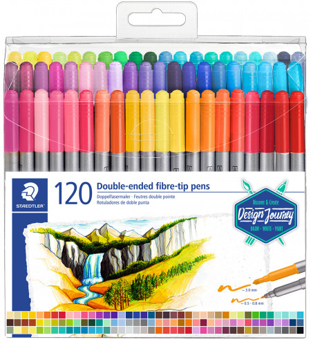  Faber Castell 15 Sketch Pens Clip-On Connector Colour Color  Marker Pen Set Child Safe Washable : Office Products