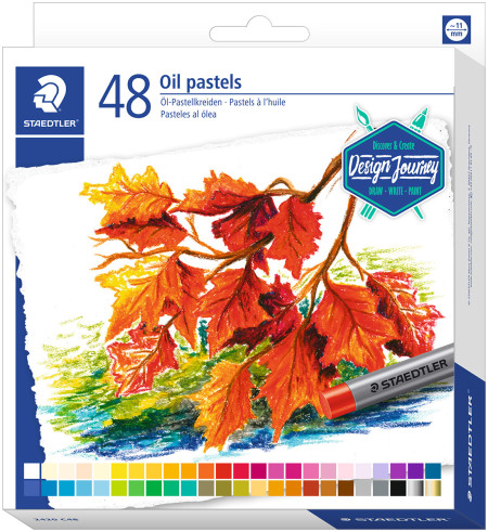 Staedtler Karat Oil Pastels - Assorted Colours (Pack of 48)