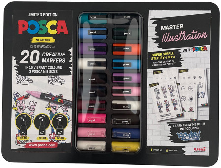 Replacement Tips for Posca PC-1M Extra Fine, 3-Pack (PCR-1)